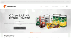 Desktop Screenshot of heydaygroup.pl