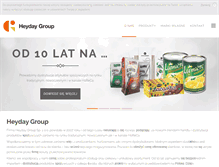 Tablet Screenshot of heydaygroup.pl